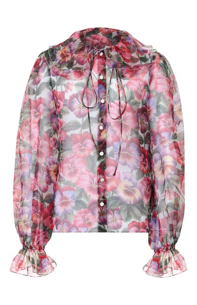 Женская шелковая блузка DOLCE & GABBANA, арт. F5L99T/IS1BA
