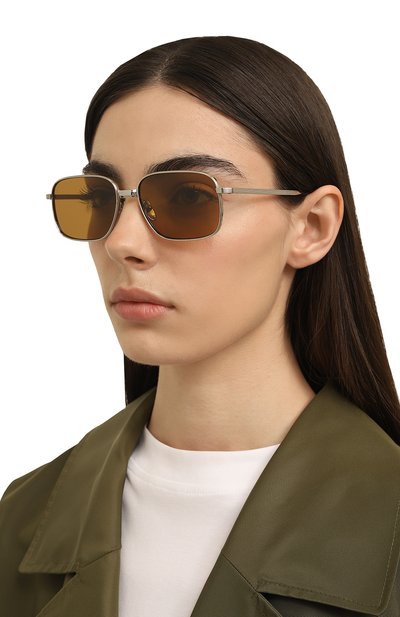 Солнцезащитные очки CHIMI коричневого цвета по цене 27650 руб., арт. TITAN RECTANGLE BR0WN, фото 2 Солнцезащитные очки CHIMI, арт. TITAN RECTANGLE BR0WN, фото 2