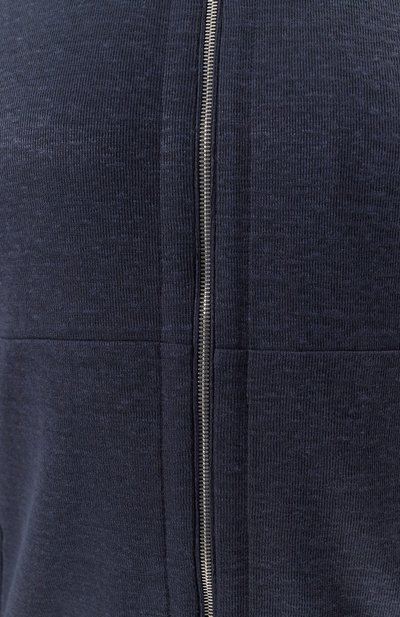 Кардиган изо льна и хлопка CORTIGIANI темно-синего цвета по цене 141000 руб., арт. 2AF610, фото 5 Кардиган изо льна и хлопка CORTIGIANI, арт. 2AF610, фото 5