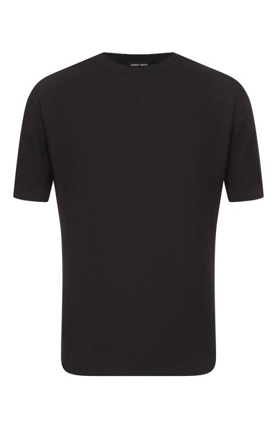 Мужской джемпер из шелка и хлопка GIORGIO ARMANI, арт. GM003132/AF24705
