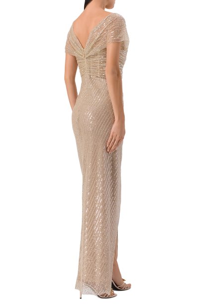 Платье с отделкой пайетками и бисером SASHA KIM, арт. SK-00001760, фото 3