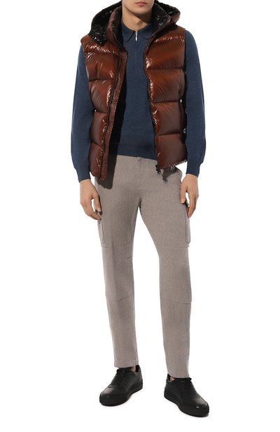 Поло из шерсти и шелка GRAN SASSO, арт. 57137/13190, фото 2