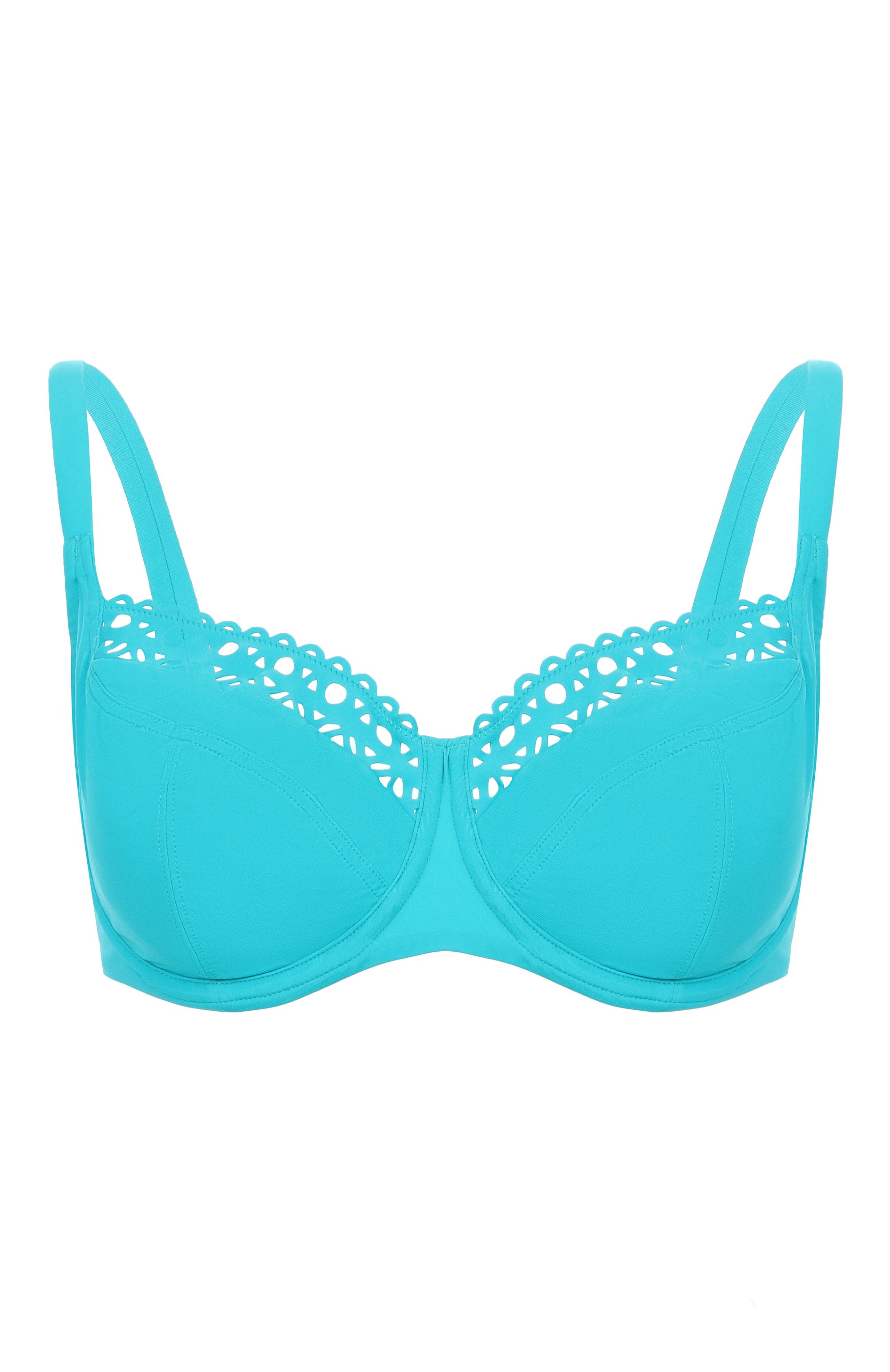 Бра-топ LISE CHARMEL бирюзового цвета по цене 24480 руб., арт. ABA3515, фото 1 Бра-топ LISE CHARMEL, арт. ABA3515, фото 1