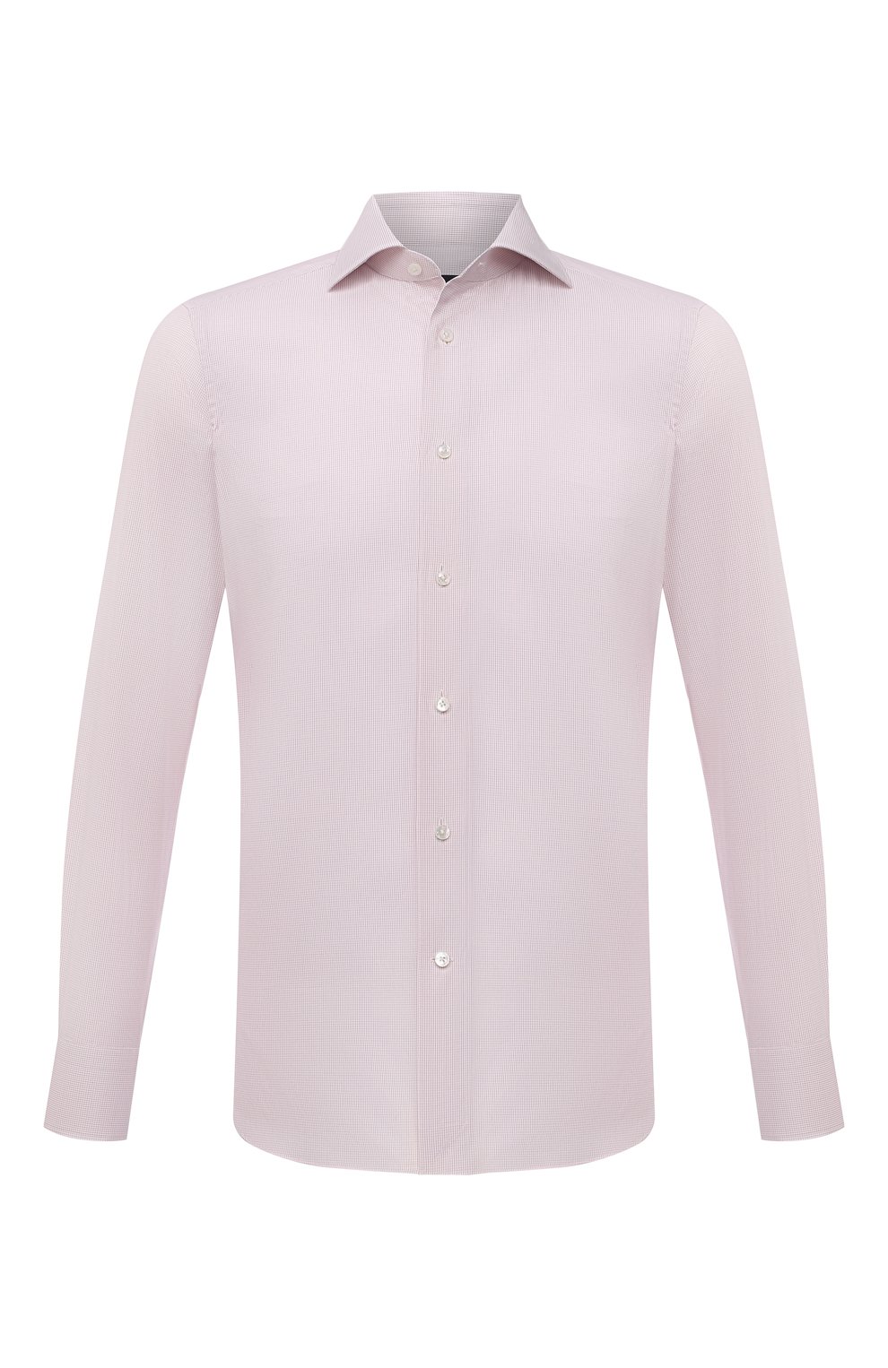 Хлопковая сорочка ZEGNA, арт. 301023/9MS0BA, фото 1