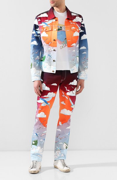 Джинсовая куртка CASABLANCA, арт. MS20-JK-003 CASABLANCA SPEED B0AT CLUB JACKET, фото 2