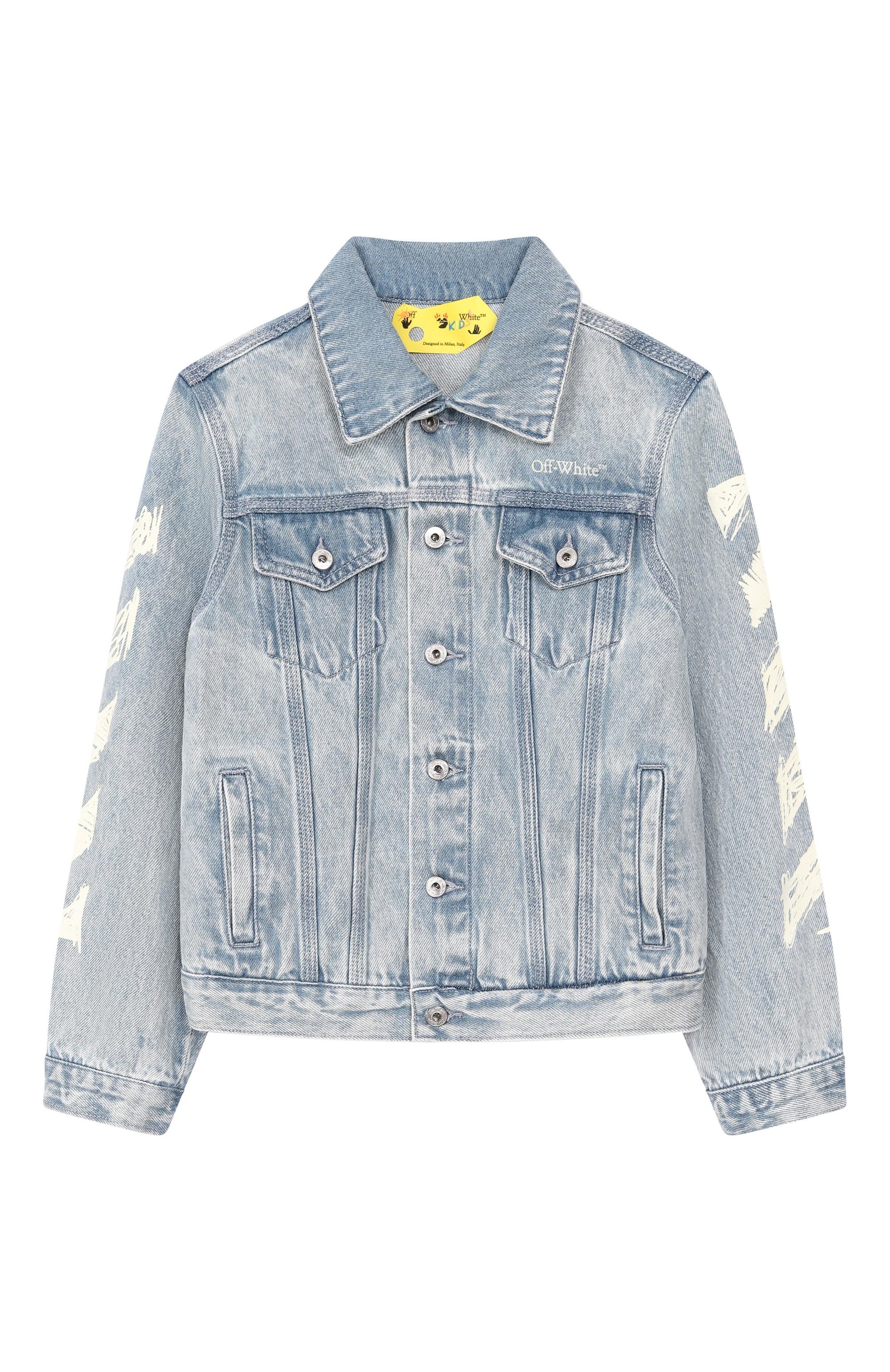 Джинсовая куртка OFF-WHITE, арт. 0GYE001S26DEN001, фото 1