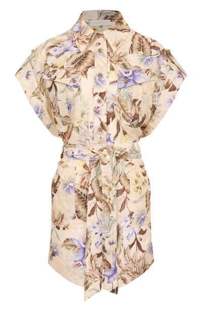 Женский льняной комбинезон ZIMMERMANN, арт. 4235YSS254