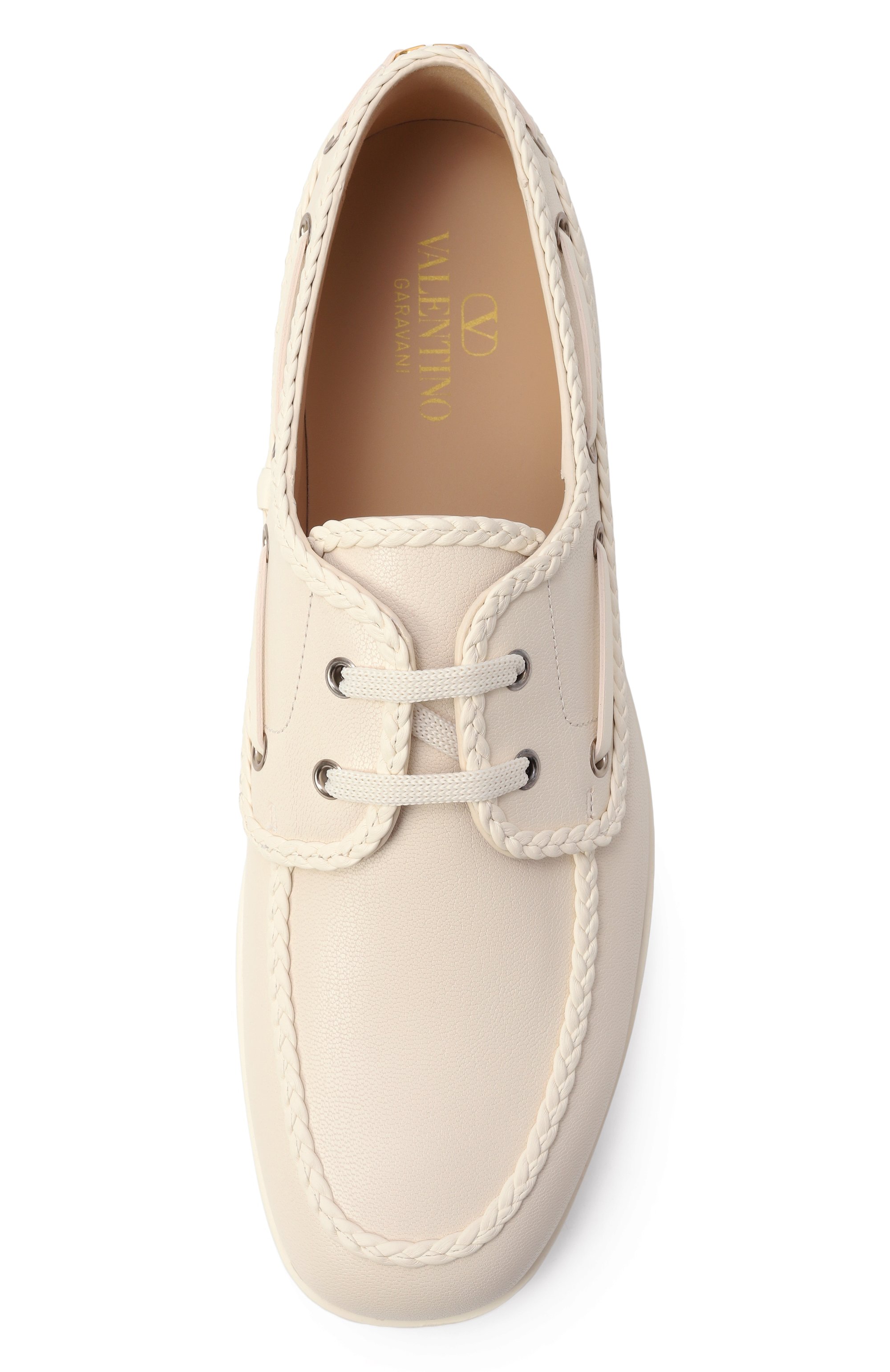 Кожаные топсайдеры palm avenue VALENTINO, арт. 7Y2S0J38/HCL, фото 6