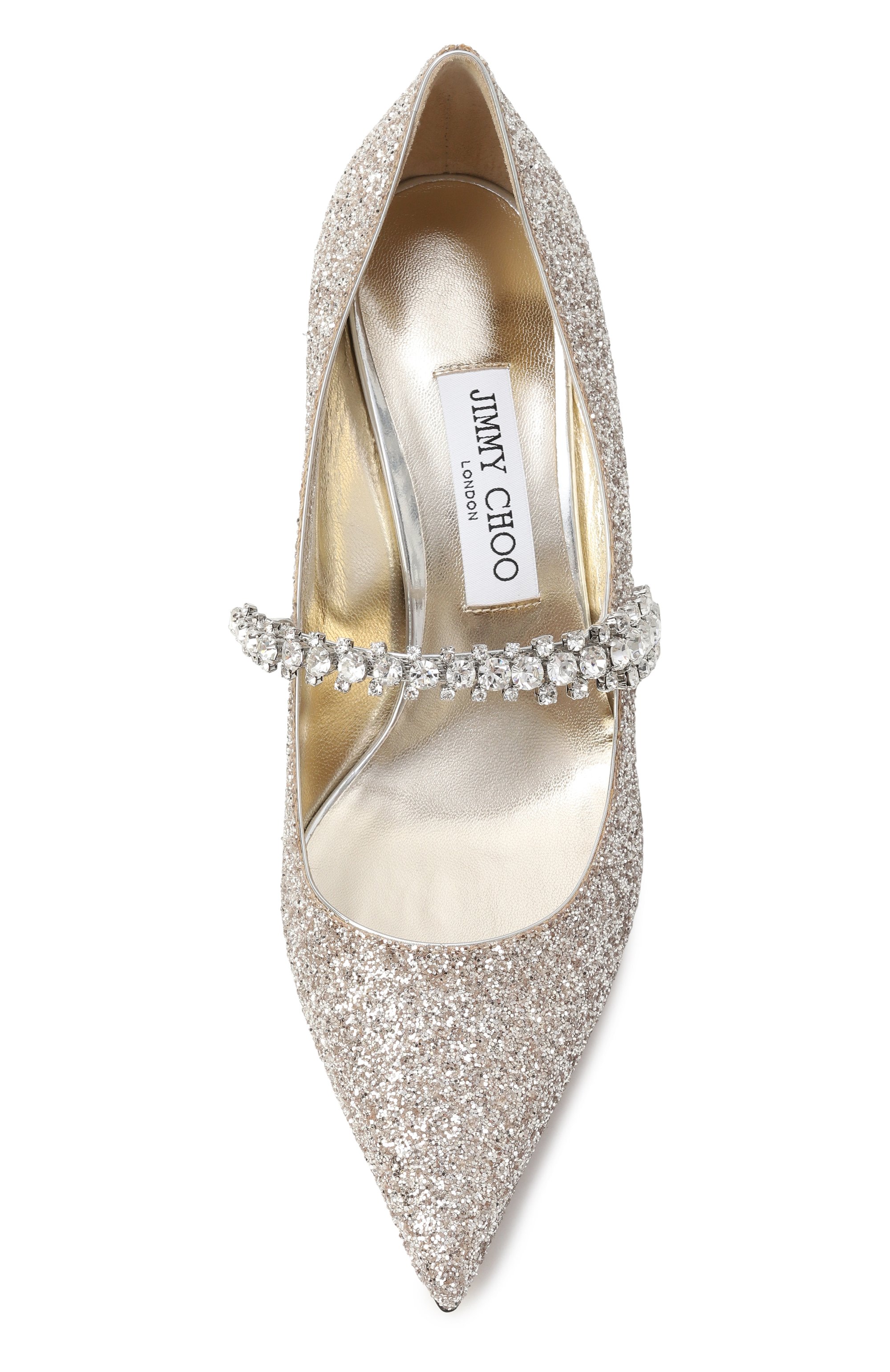 Текстильные туфли bing 65 JIMMY CHOO, арт. BINGPUMP65PZF, фото 6