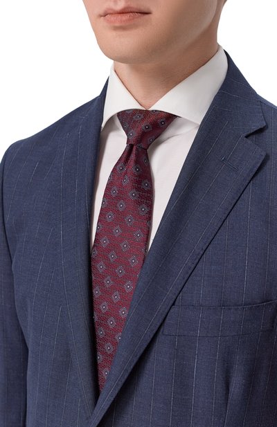 Шелковый галстук BRUNELLO CUCINELLI, арт. MI8850018, фото 2