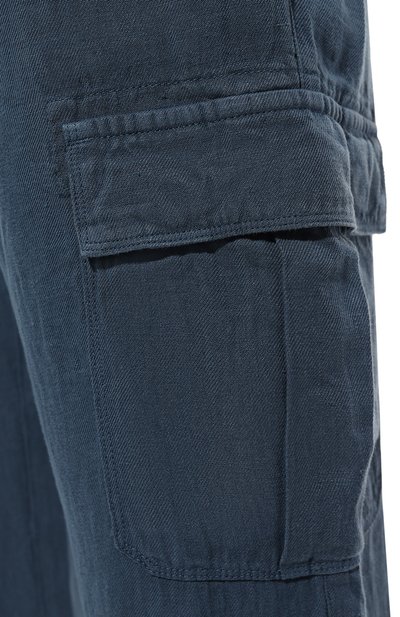 Льняные брюки-карго 120% LINO, арт. 31ALIM29DX/000D943/000, фото 5