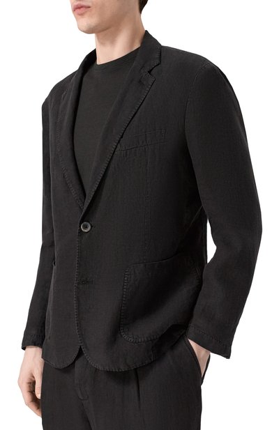 Льняной пиджак 120% LINO, арт. 33ALIM8918/0253/000, фото 3