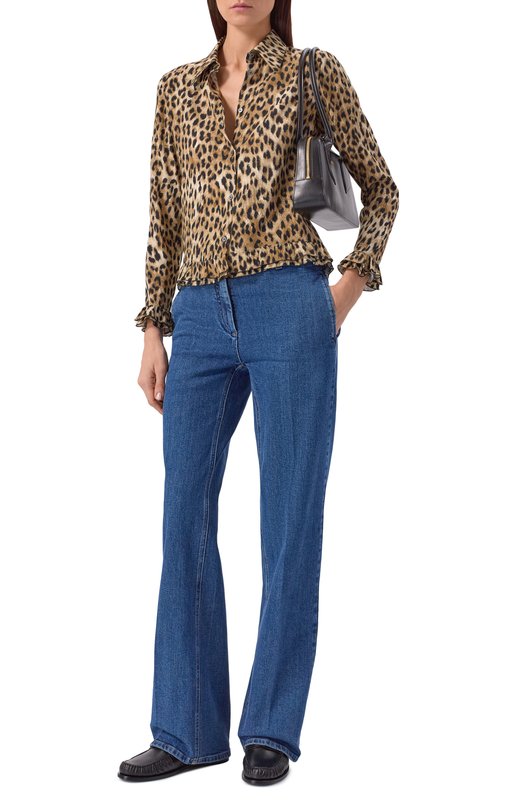 Блузка из вискозы N21 G041/5245 Леопардовый  G041/5245 Фото 2