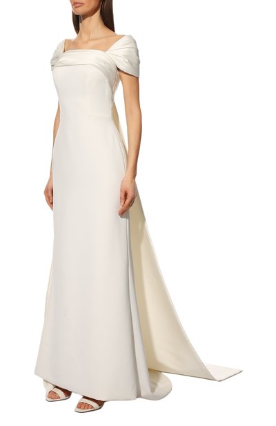 Атласное платье VIKTOR & ROLF MARIAGE молочного цвета по цене 635500 руб., арт. VRM287, фото 3 Атласное платье VIKTOR & ROLF MARIAGE, арт. VRM287, фото 3