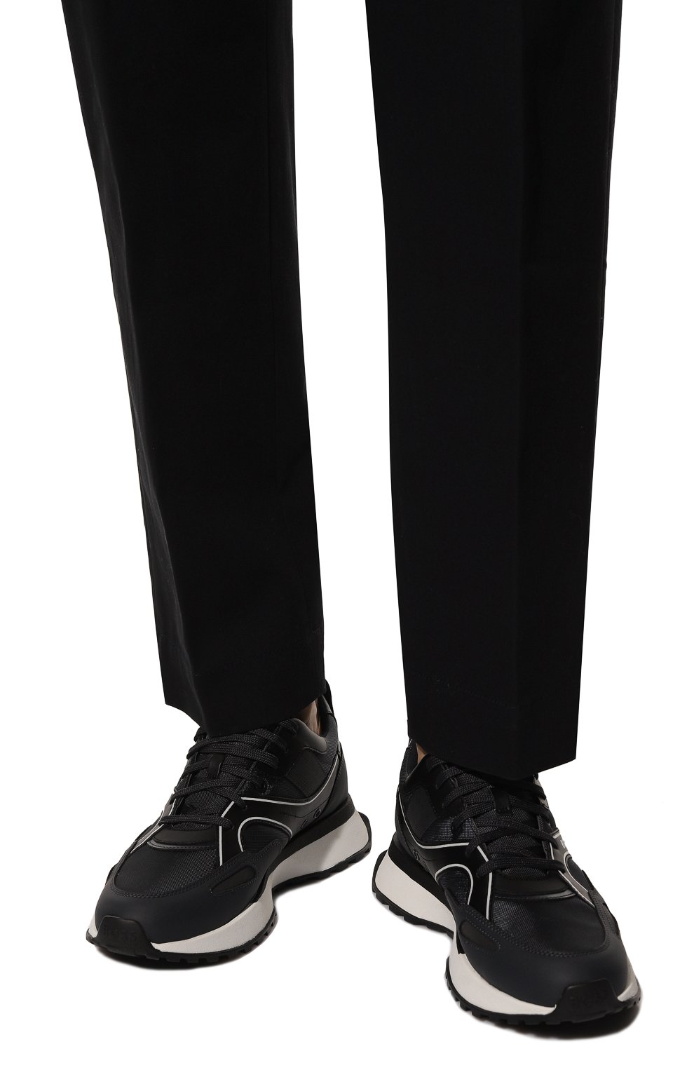 Комбинированные кроссовки BOSS, арт. 50487591, фото 3