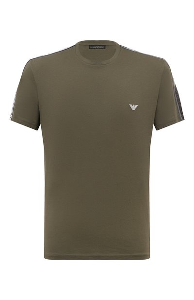 Мужская хлопковая футболка EMPORIO ARMANI, арт. 211845/4R475