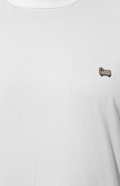 Хлопковая футболка WOOLRICH, арт. CFWOTE0093MRUT2926, фото 5