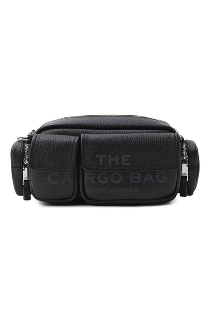 Женская сумка the cargo MARC JACOBS (THE) черного цвета, арт. 2S4HSH085H02 | Фото 1 (Размер: medium; Драгоценные камни: Проставлено; Материал: Натуральная кожа; Материал сплава: Проставлено; Ремень/цепочка: На ремешке)