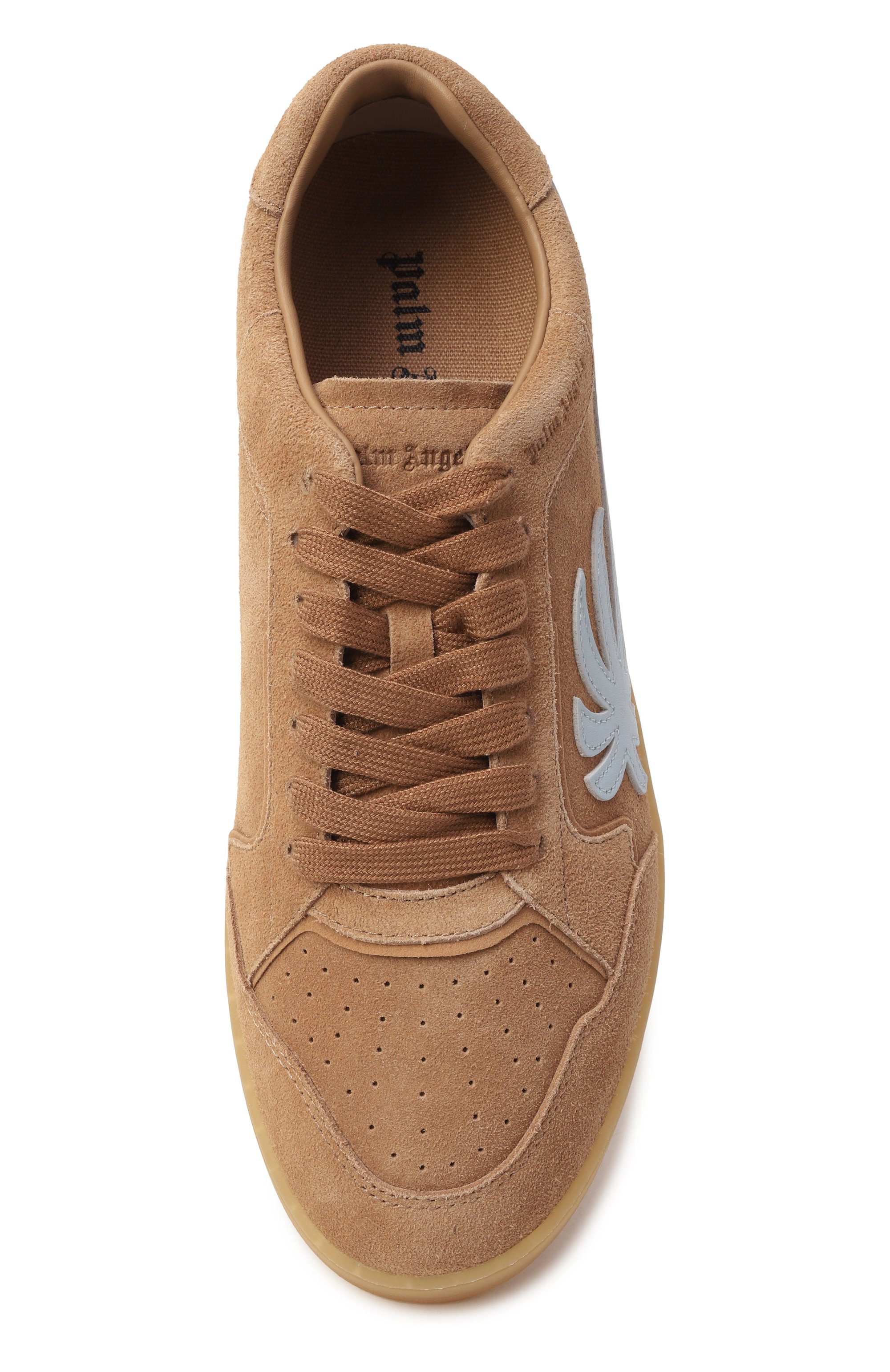 Замшевые кеды new palm 1 PALM ANGELS, арт. PMIA099F25LEA002, фото 6