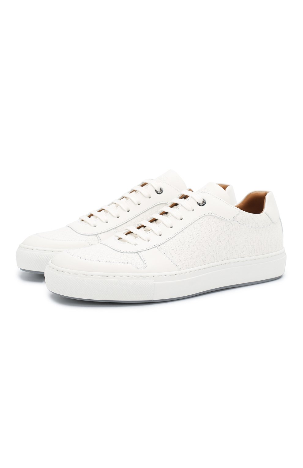 Кожаные кеды BOSS, арт. 50427572, фото 1