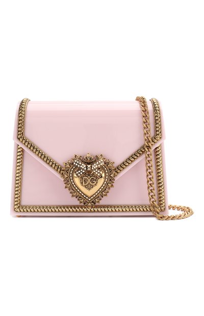 Сумка devotion small DOLCE & GABBANA розового цвета по цене 241500 руб., арт. BB6713/AZ700, фото 5 Сумка devotion small DOLCE & GABBANA, арт. BB6713/AZ700, фото 5