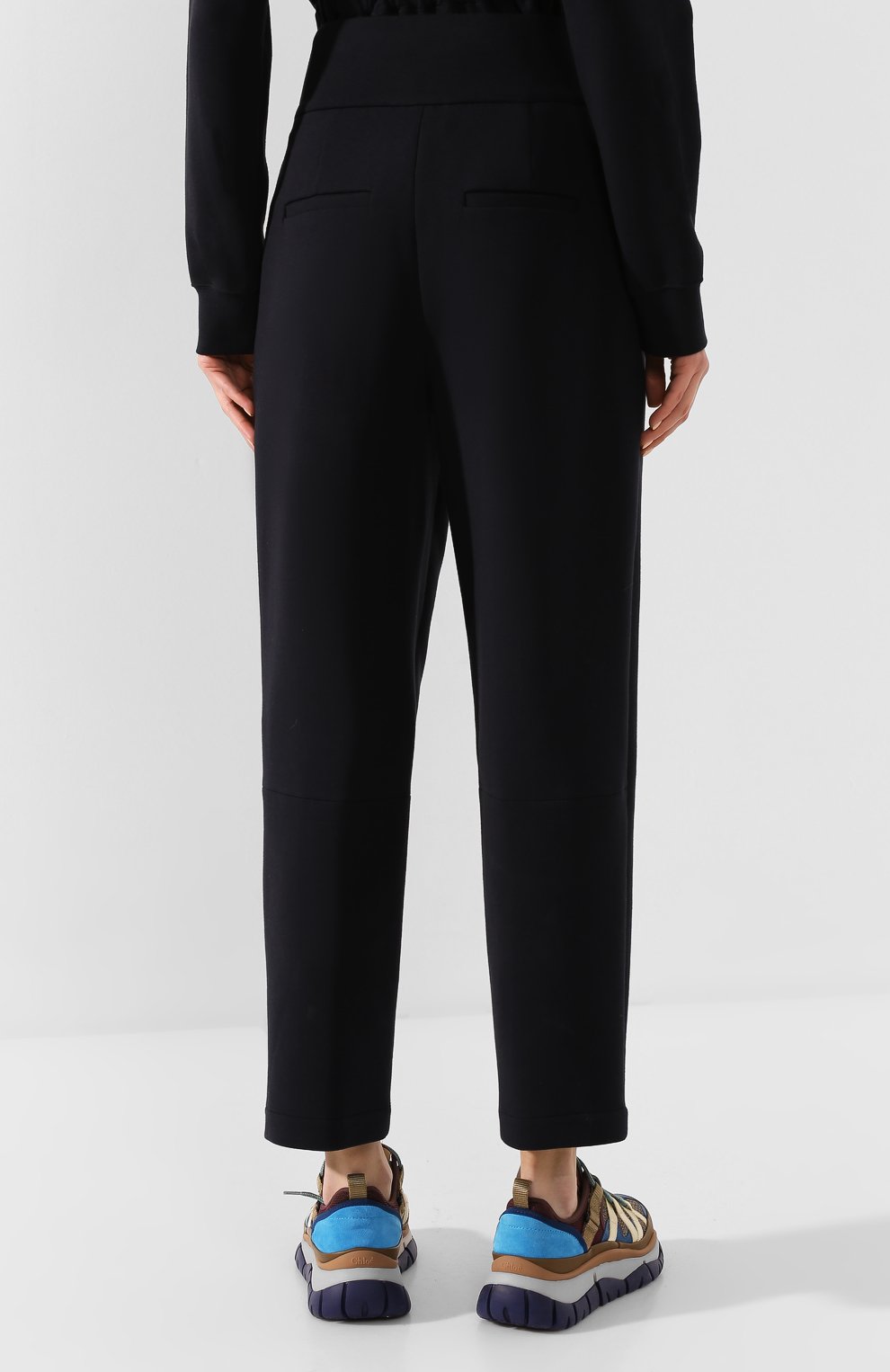 Хлопковые брюки GIORGIO ARMANI темно-синего цвета по цене 113000 руб., арт. 3HAP52/AJZGZ, фото 4 Хлопковые брюки GIORGIO ARMANI, арт. 3HAP52/AJZGZ, фото 4