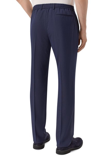 Брюки из шерсти и шелка ANDREA CAMPAGNA, арт. SPIAGGIA20/LP184U, фото 4