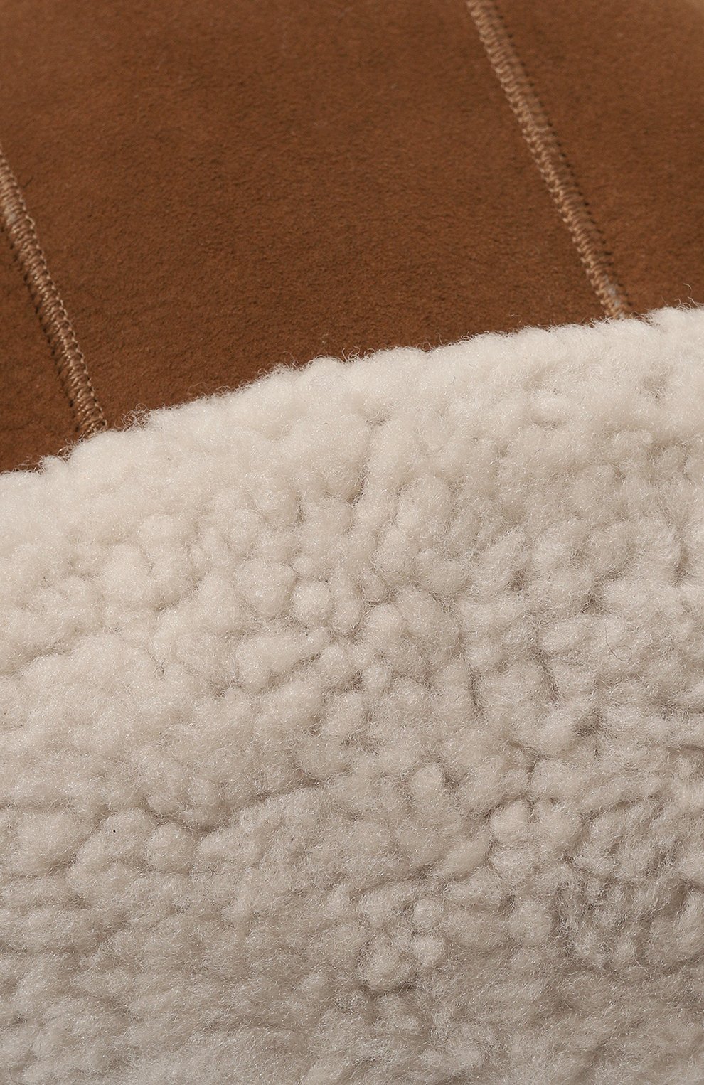 Шапка-ушанка из овчины YVES SALOMON ENFANT светло-коричневого цвета по цене 26150 руб., арт. 25WEA604XXMSCP, фото 3 Шапка-ушанка из овчины YVES SALOMON ENFANT, арт. 25WEA604XXMSCP, фото 3