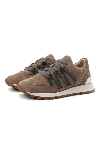 Замшевые кроссовки BRUNELLO CUCINELLI, арт. MZSFG2021, фото 1