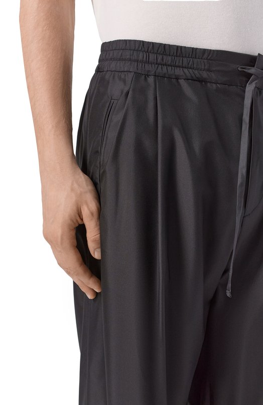 Шелковые брюки MVST M26.2PM.T041/F020 TECH SILK Чёрный  M26.2PM.T041/F020 TECH SILK Фото 5