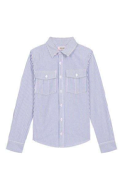 Хлопковая рубашка ZADIG AND VOLTAIRE, арт. X60378