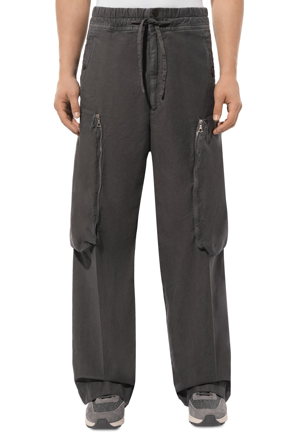 Шерстяные брюки-карго DRIES VAN NOTEN, арт. 242-020930-9302, фото 3