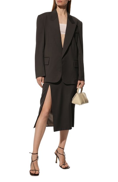 Жакет LOW CLASSIC серого цвета по цене 65400 руб., арт. L0W22PF_BZ04CC, фото 2 Жакет LOW CLASSIC, арт. L0W22PF_BZ04CC, фото 2