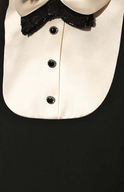 Платье из вискозы MIU MIU черного цвета по цене 225000 руб., арт. MF4362-186-F0002, фото 5 Платье из вискозы MIU MIU, арт. MF4362-186-F0002, фото 5