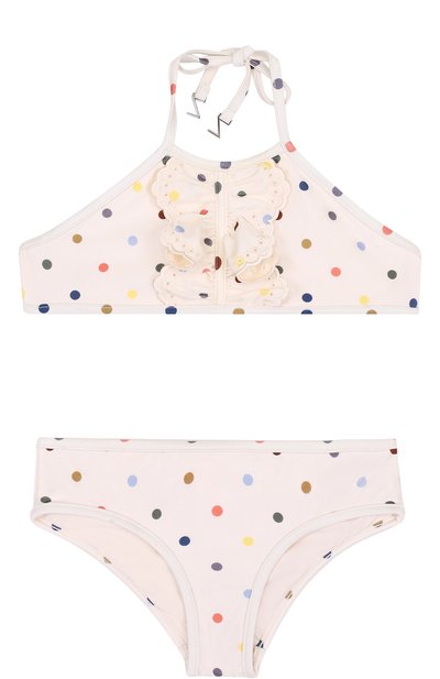 Раздельный купальник в горох с оборкой ZIMMERMANN, арт. 1783WL0V, фото 1