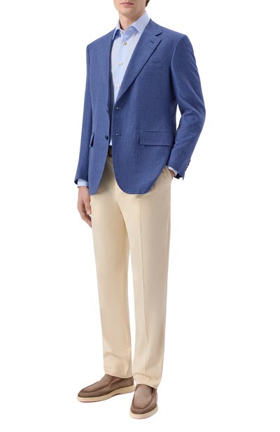 Хлопковая сорочка KITON, арт. UCCH09604, фото 2