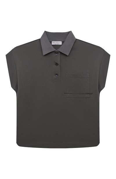 Хлопковое поло BRUNELLO CUCINELLI, арт. B0T81T074B