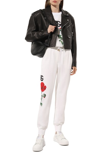 Хлопковый свитшот DOLCE & GABBANA красного цвета по цене 81900 руб., арт. F9L05T/HS7LQ, фото 2 Хлопковый свитшот DOLCE & GABBANA, арт. F9L05T/HS7LQ, фото 2
