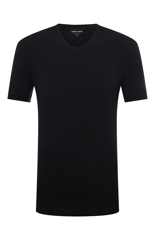 Футболка из вискозы Giorgio Armani 8NST53/SJP4Z Синий 8NST53/SJP4Z