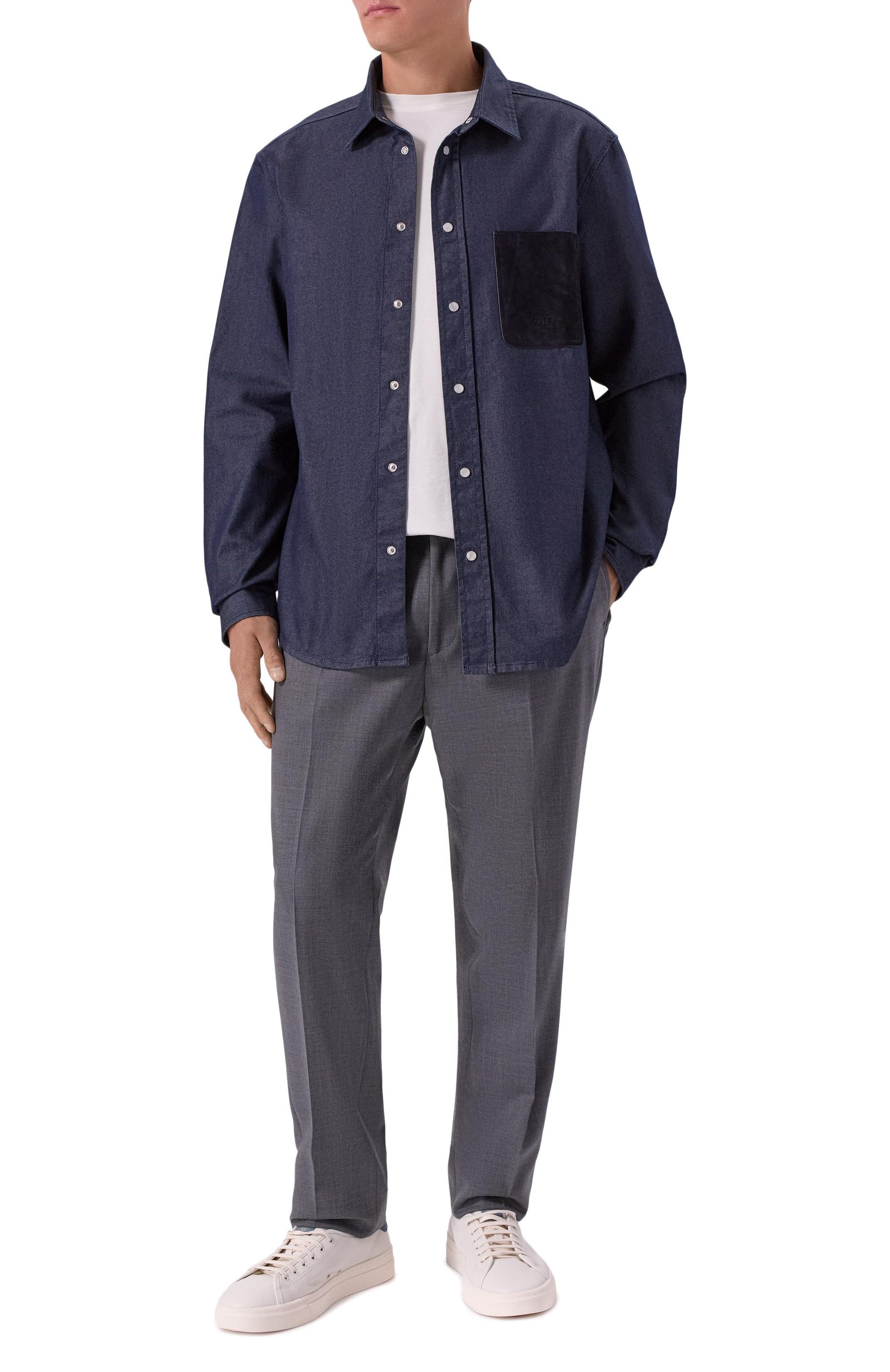 Джинсовая рубашка ZILLI, арт. JPSB22M013950003N/68, фото 2