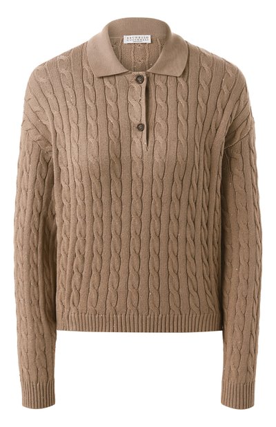 Хлопковое поло BRUNELLO CUCINELLI, арт. MDV797405, фото 1