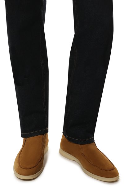 Замшевые ботинки open walk LORO PIANA, арт. FAB4368, фото 3