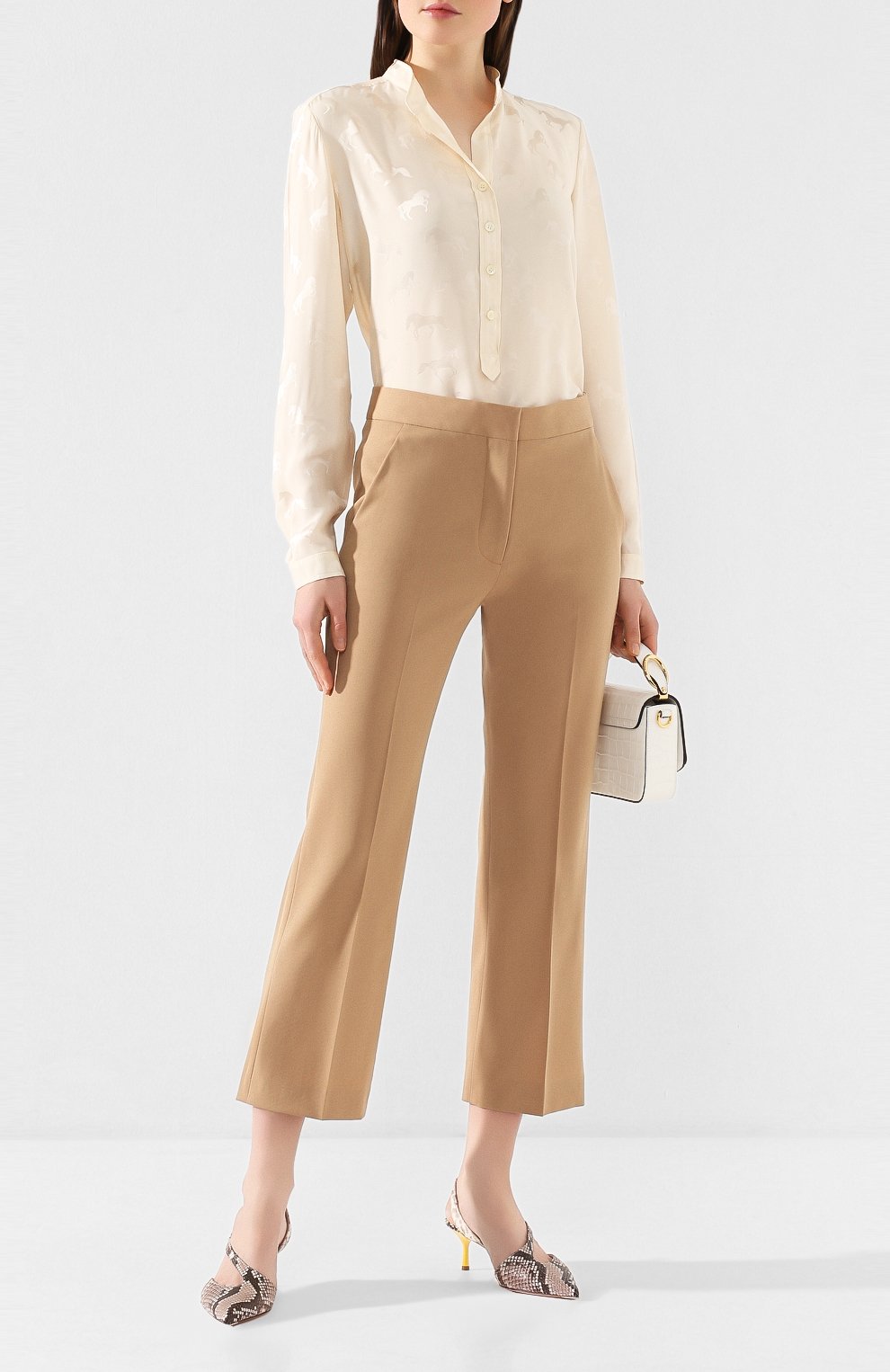 Блузка из смеси вискозы и шелка STELLA MCCARTNEY, арт. 531885/SNA57, фото 2