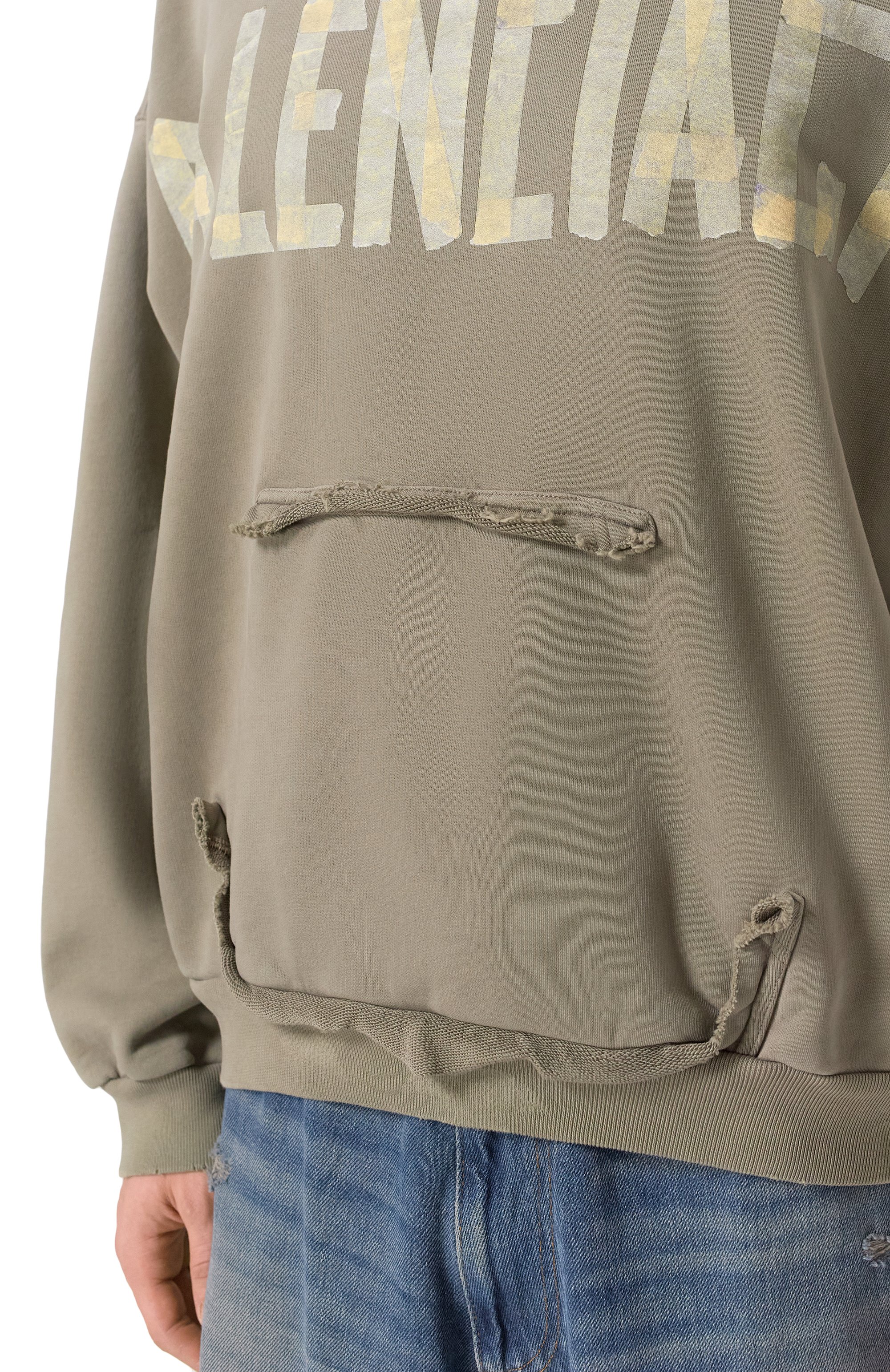 Хлопковое худи BALENCIAGA, арт. 744441/TQVA9, фото 5