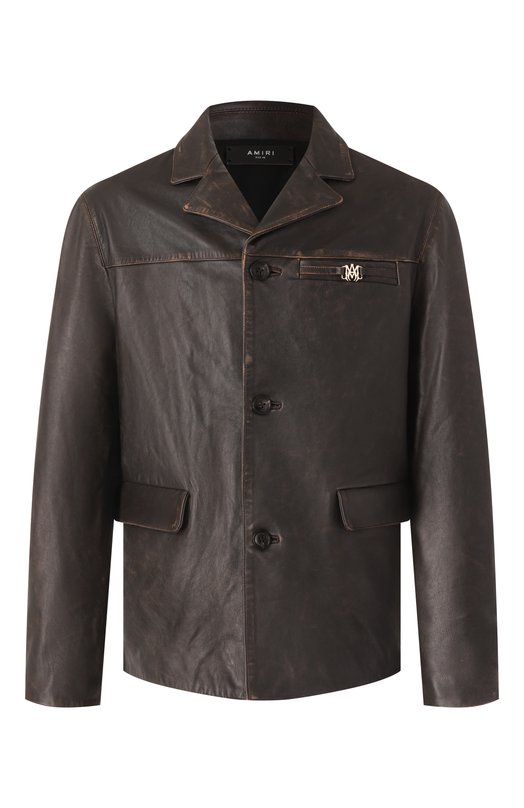 Кожаная куртка Amiri AMLTJT1004 Коричневый AMLTJT1004