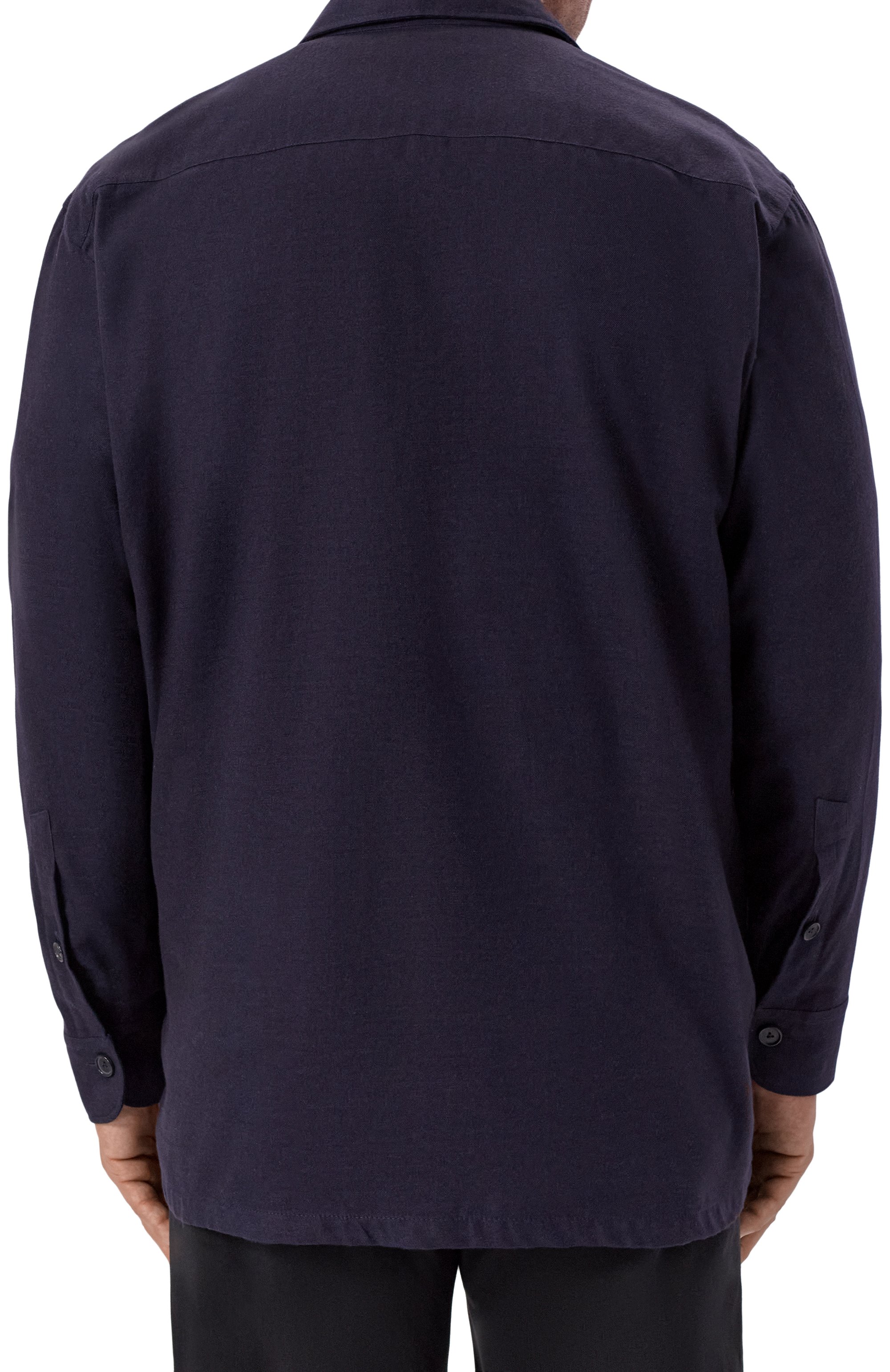 Рубашка из хлопка и лиоцелла VAN LAACK темно-синего цвета по цене 48400 руб., арт. VL-REYDIN-25K/155075/3XL-6XL, фото 4 Рубашка из хлопка и лиоцелла VAN LAACK, арт. VL-REYDIN-25K/155075/3XL-6XL, фото 4