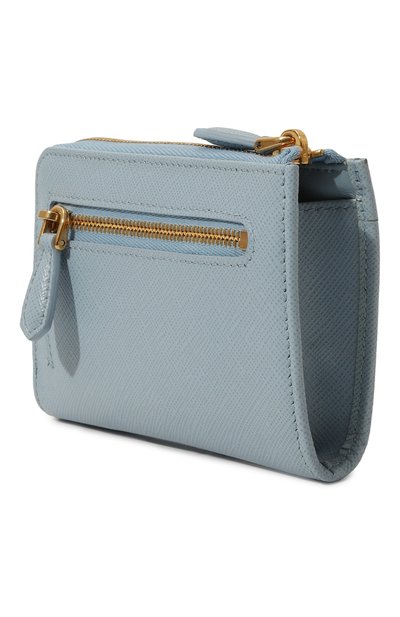 Кожаная ключница PRADA голубого цвета по цене 53000 руб., арт. 1PP122-QWA-F0076, фото 2 Кожаная ключница PRADA, арт. 1PP122-QWA-F0076, фото 2