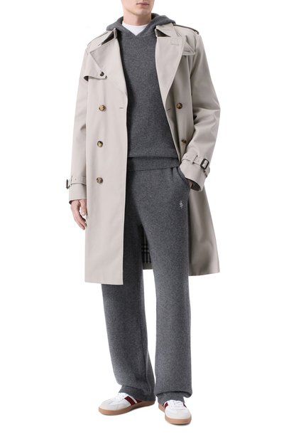 Брюки из кашемира и шерсти SPORTY AND RICH, арт. PA05962302GY04, фото 2