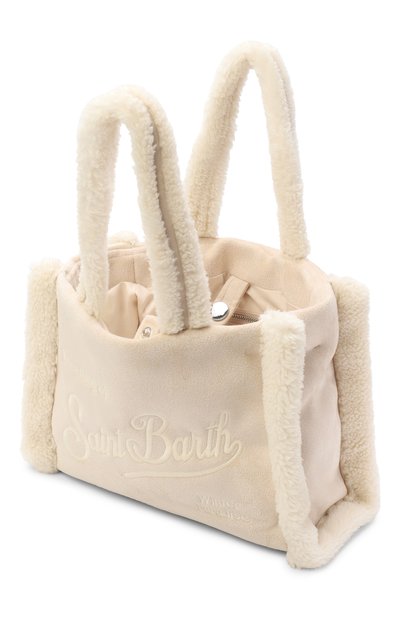 Сумка MC2 SAINT BARTH кремового цвета по цене 20600 руб., арт. C0L0031-00208I/C0LETTE SHEARLING, фото 3 Сумка MC2 SAINT BARTH, арт. C0L0031-00208I/C0LETTE SHEARLING, фото 3