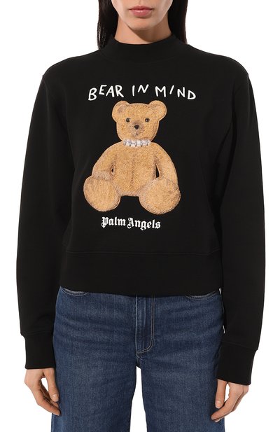 Хлопковый свитшот PALM ANGELS, арт. PWBA016F24FLE007, фото 3